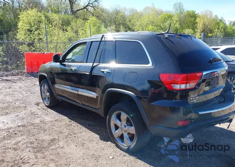 2013 Jeep Grand Cherokee Overland из США, поврежденный, VIN 1C4RJFCG9DC606840